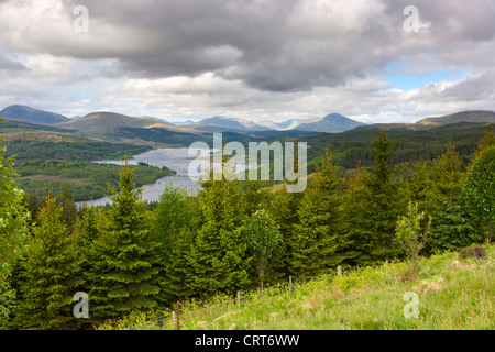Loch Garry and Glen Garry, near Fort Augustus, Highland region, Scotland, United Kingdom, Europe Stock Photo