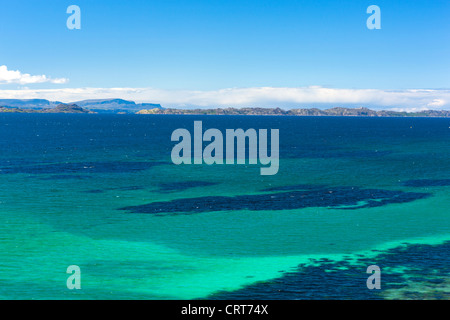 Inner Sound towards Island of Raasay, Wester Ross in the North West Highlands of Scotland, United Kingdom, Europe Stock Photo