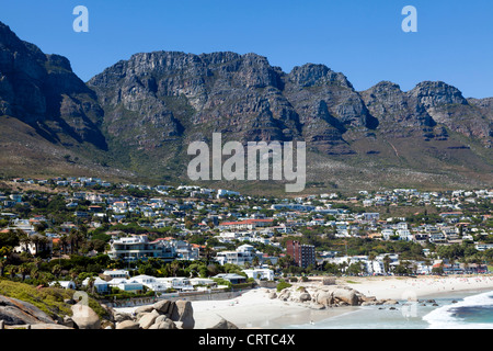 The seaside town of Clifton, near Cape Town, South Africa Stock Photo