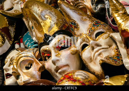 Carnival masks for sale Venice (Venezia) Veneto Italy Europe Stock Photo