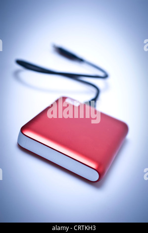 external usb hard disk drive for storage and backup Stock Photo