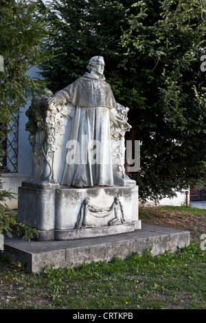 Statue of Gregor Mendel Museum of Genetics, Brno, Czech Republic Stock Photo