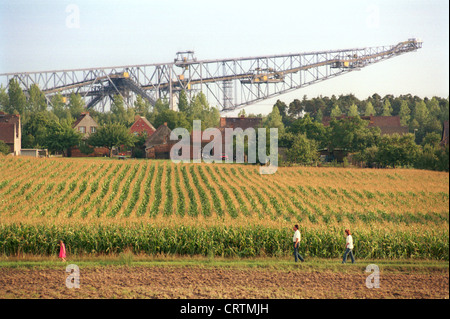 Besucherbergwerk F 60 in Lusatia (Brandenburg) Stock Photo