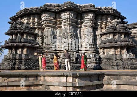 Chennakeshava temple. Belur. Karnataka. India Stock Photo