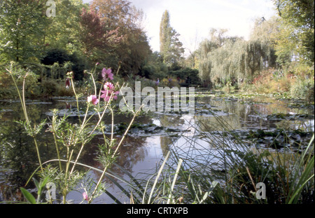 La maison et les jardins de Monet à Giverny - La mare aux nynphéas Stock Photo