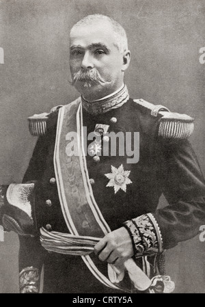 Paul Marie Cesar Gerald Pau, 1848- 1932. French General. From The Year 1914 Illustrated. Stock Photo