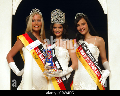 The Miss Germany 2004 in Duisburg Stock Photo