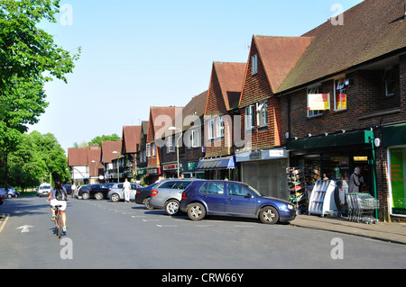 Station Approach, Virginia Water, Surrey, England, United Kingdom Stock Photo