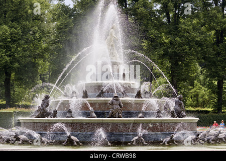 Austria Herrenchiemsee Garden Stock Photo