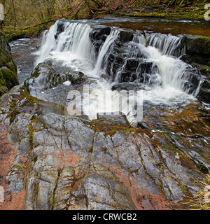 Sgwd y Pannwr, Afon Mellte, Brecon Beacons National Park, Wales Stock Photo