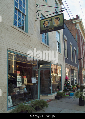 Hiram Haines Coffee House Old Town Historic District West Bank Street Petersburg Virginia where Poe went on honeymoon Stock Photo