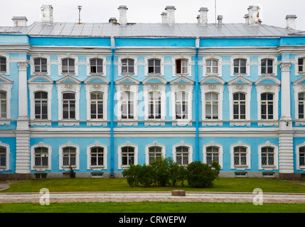 The ancient palace in Russia, St. Petersburg - Smolny Monastery Stock Photo