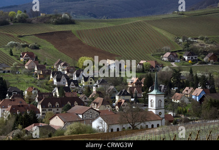 Wine City Barr, Alsace, France Stock Photo