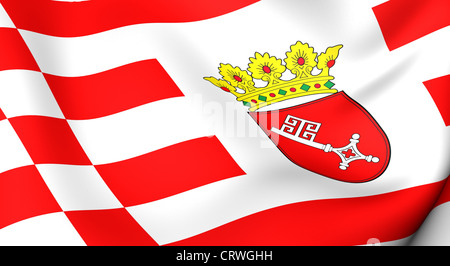 Flag of Bremen Stock Photo