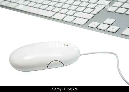 keyboard and the mouse Stock Photo