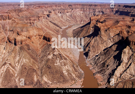 Fish River Canyon in Namibia Stock Photo