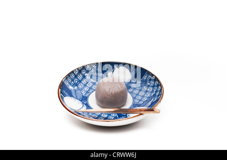 Japanese sweet, wagashi, shape of bunny Stock Photo