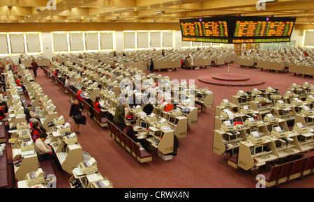 Trading in the Stock Exchange of Hong Kong Stock Photo