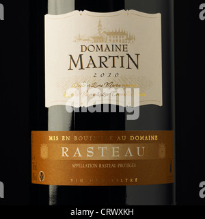 Domaine Martin Rasteau wine Stock Photo