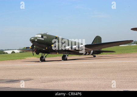 RAF  Douglas C-47 Dakota BBMF royal air force WWII war bomber Stock Photo