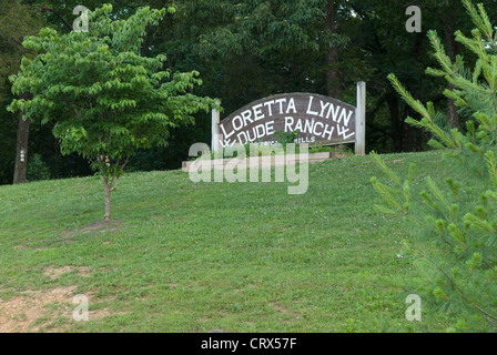 Loretta Lynn Dude Ranch Hurricane Mills Tennessee USA Stock Photo