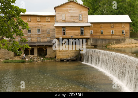 Grist Mill at Loretta Lynn Dude Ranch Hurricane Mills Tennessee USA Stock Photo