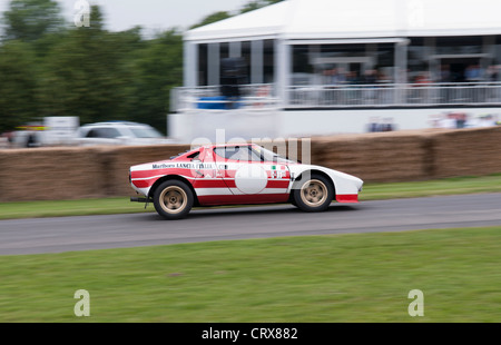 Lancia Stratos HF rally car at the Goodwood Festival of Speed 2012 Stock Photo