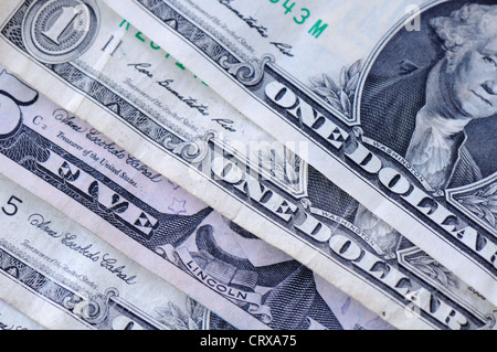 Dollar bill close up Stock Photo