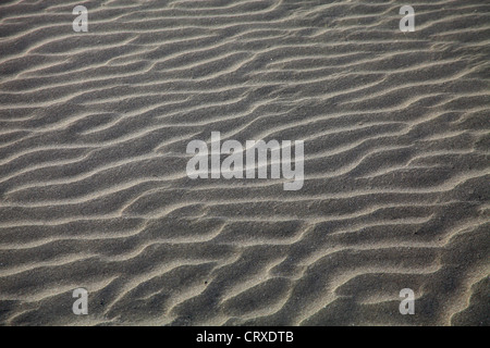 Ripple marks on the sands generate by wind in Kujukuri Beach Chiba Japan Stock Photo