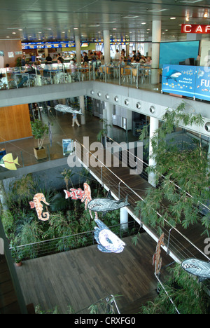 The new aquarium, one of the biggest in Europe Stock Photo