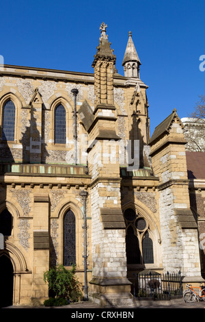 detail of temple church in london, uk Stock Photo