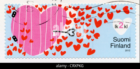 Finland postage stamp Stock Photo