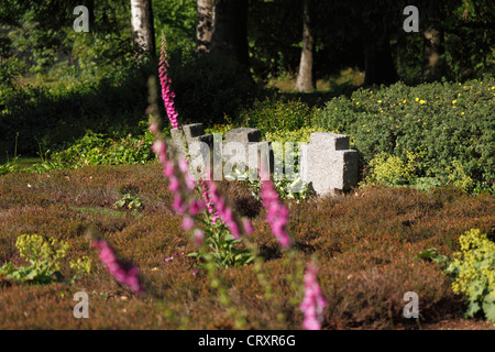 Germany, Bavaria, Flossenbuerg, View of concentration camp memorial site Stock Photo