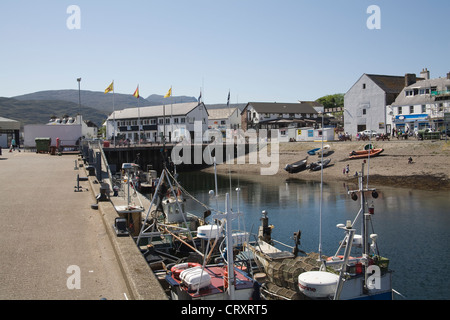 Ullapool Ross and Cromarty Scotland May The harbour of this small fishing port on Loch Broom Stock Photo