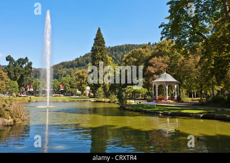 Germany, Baden Wurttemberg, View of spa garden Stock Photo