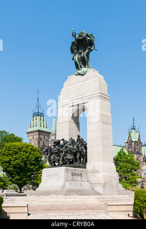 National War Memorial, the Response, Ottawa Stock Photo
