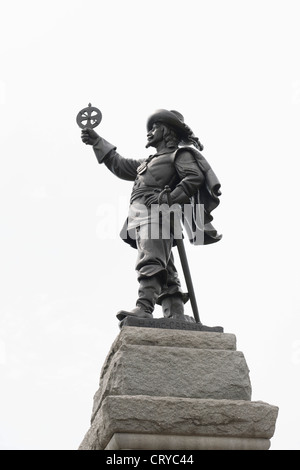 Samuel de Champlain statue, Ottawa Stock Photo