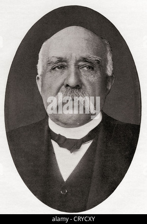 Georges Benjamin Clemenceau, 1841 – 1929. French journalist, physician, statesman and Prime Minister of France. Stock Photo