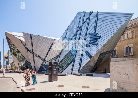 Royal Ontario Museum, Crystal, Toronto Stock Photo