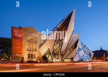 Royal Ontario Museum, Crystal, Toronto Stock Photo