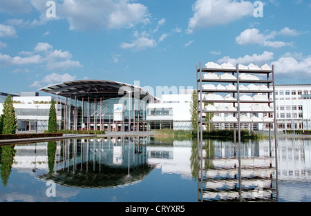 The New Munich Trade Fair Centre in Riem with their buildings Stock Photo