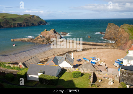 Outer Hope Cove in the South Hams, South Devon Stock Photo
