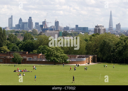 Parliament Hill Fields, London Fields, Hampstead North London Skyline 