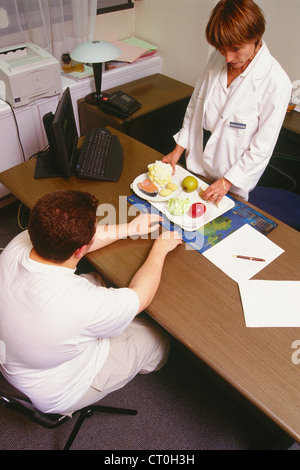 DIET CONSULTATION ADOLESCENT Stock Photo