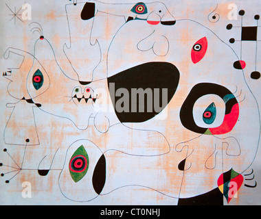 Joan Miro - Le Port Stock Photo