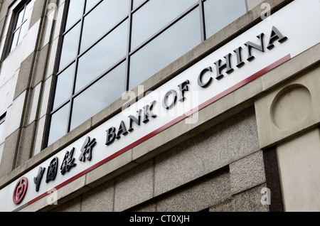 Bank of China in the City of London, London, UK Stock Photo
