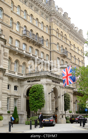 The Langham Hotel in Portland Place, Regent Street, London, UK Stock Photo