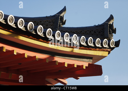 details of japanese temple roof architecture Stock Photo
