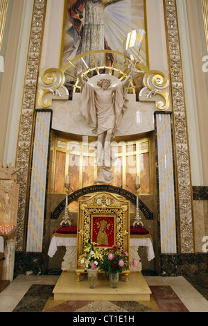 ALTAR WITH PICTURE OF OUR LADY OF SORROWS QUEEN OF PLAND SANCTARIUM LICHEN STARY 20 June 2012 Stock Photo
