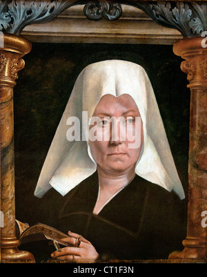Portrait of a Woman METSYS Quentin  1466-1530 Belgian  Flemish Stock Photo